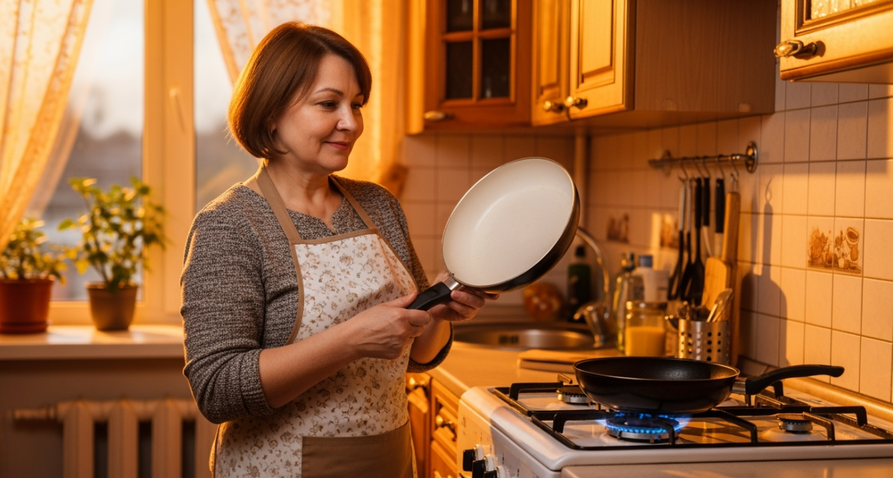 Хозяйки скрывают этот секрет! Кладу сковороду в пакет на 30 минут - нагар сходит пальцем: древний способ, который знают единицы