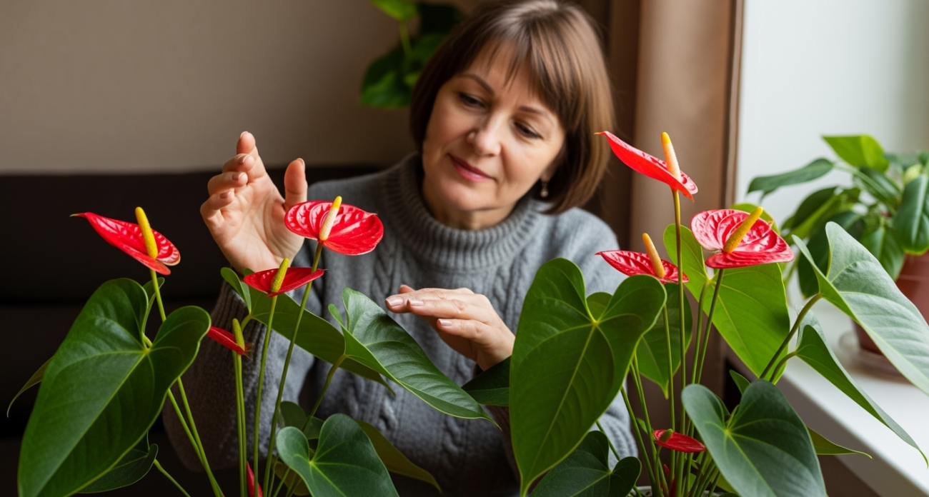 Секретный эликсир цветоводов: 2 таблетки превратят ваш антуриум в неувядающее чудо — алые цветы круглый год без перерыва