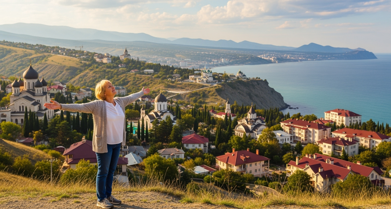 Пенсионерка из Тюмени переехала в Крым за здоровьем, а обрела новую любовь и дом у моря