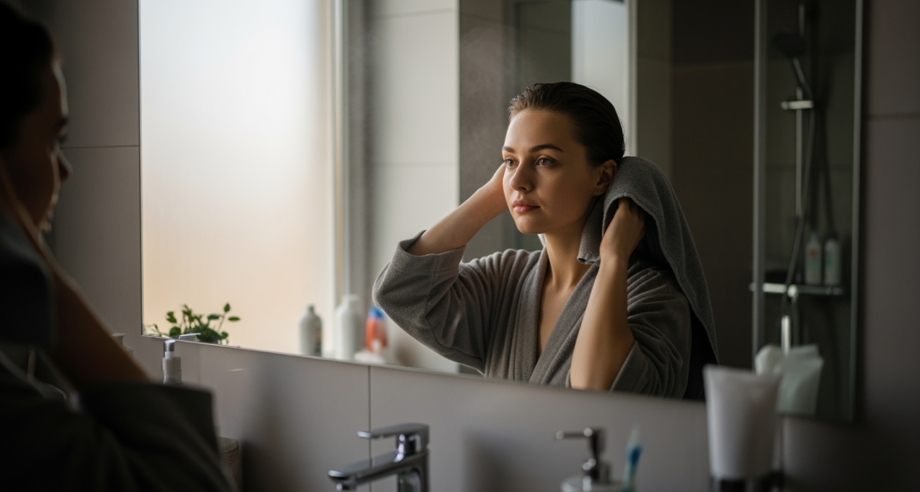 Эта привычка после душа выдает женщину с головой: мужчины сразу понимают, с кем имеют дело