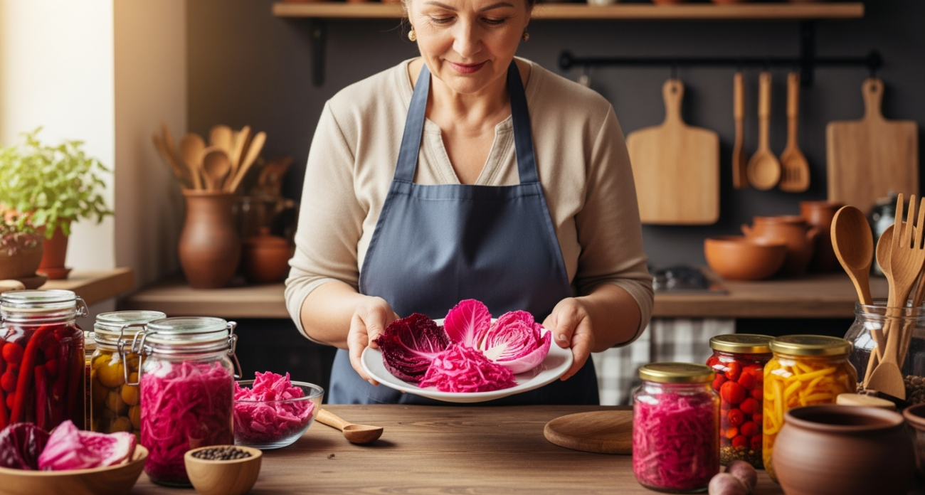 Секрет грузинских хозяек: как капуста становится рубиновой и почему гости выпрашивают рецепт