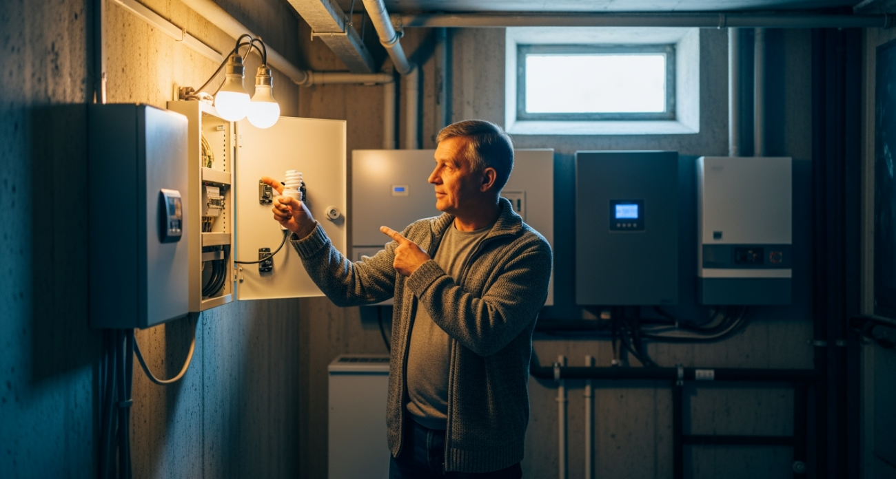 Меняю одну деталь в доме — счёт за свет падает вдвое, а соседи до сих пор переплачивают