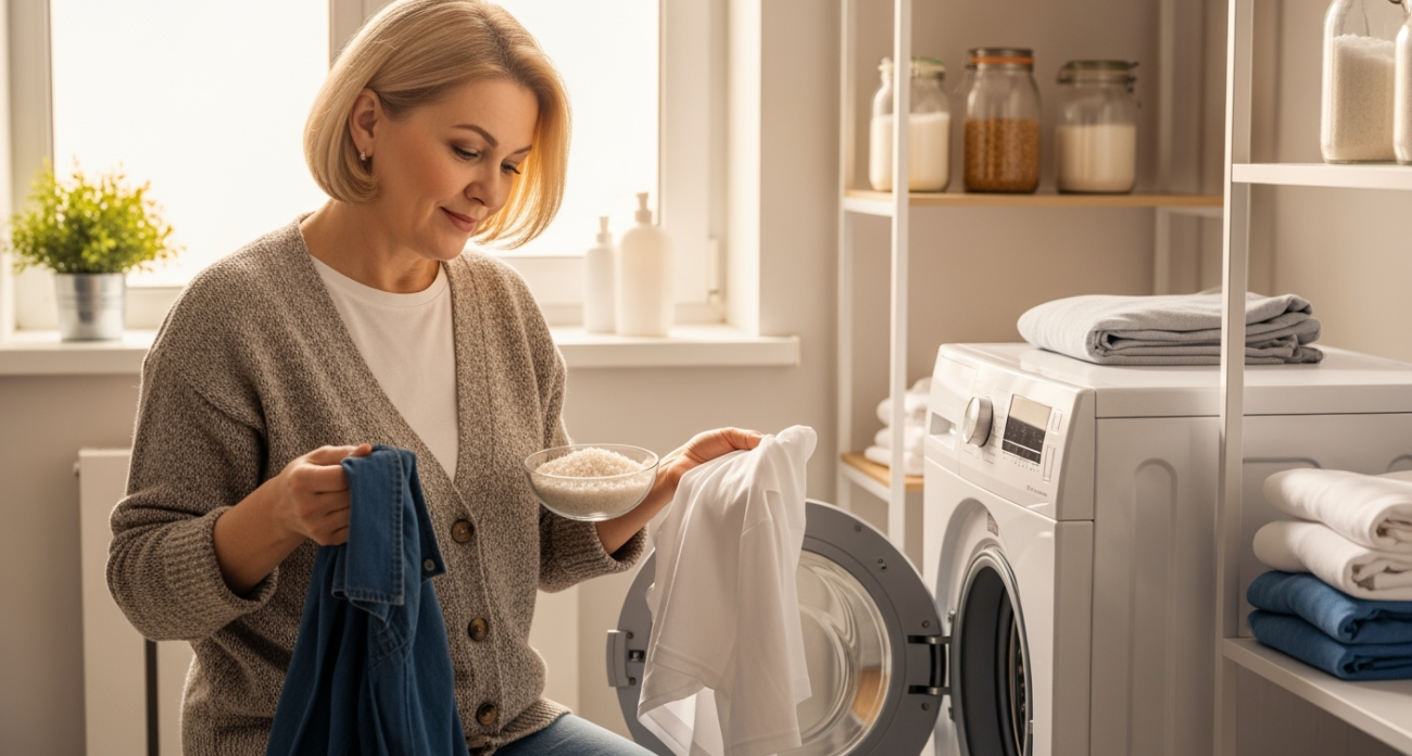 Этот кухонный продукт навсегда сохранит яркость ваших любимых джинс и футболок: добавляйте перед каждой стиркой