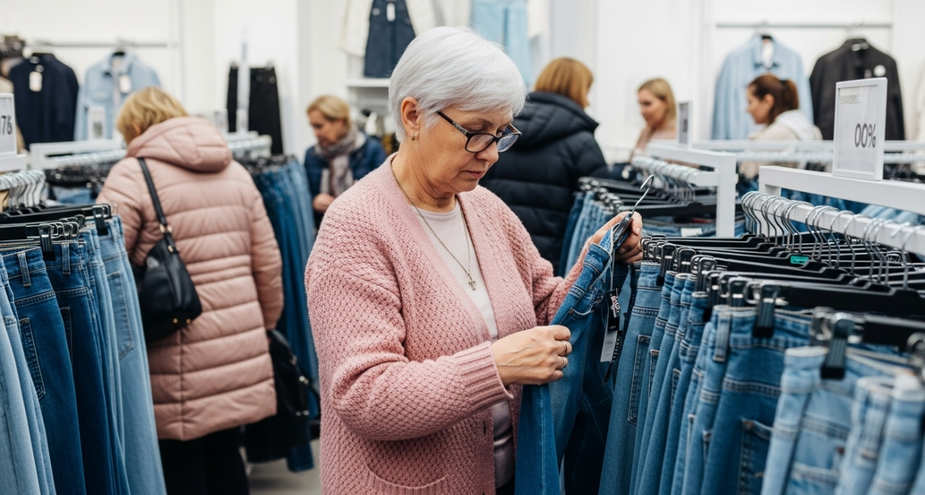 Женщина с пенсией 15 тысяч показала чек из «Чижика»: джинсы за 199 рублей оказались не хуже брендовых