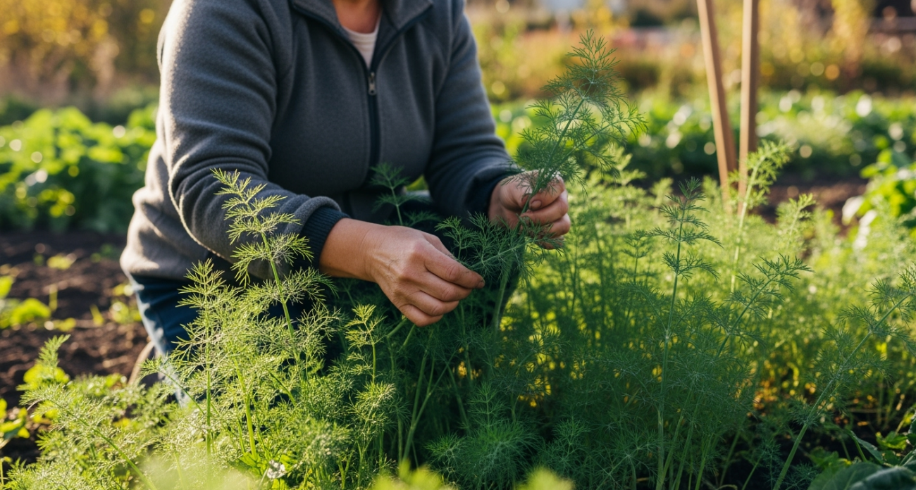 Три осенних секрета укропа, которые продлят зелень до самых морозов
