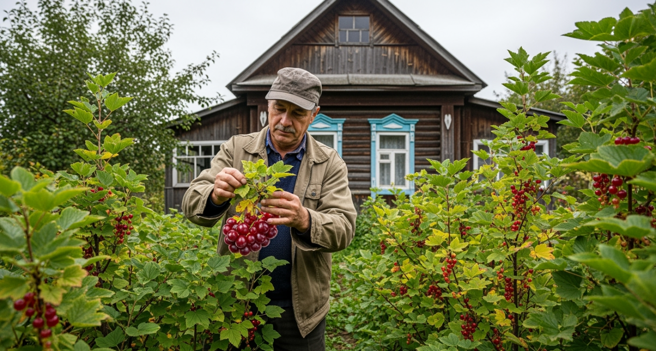 Садоводы скрывают этот августовский ритуал: одна пудра делает ягоды смородины размером с монету и отпугивает всех вредителей