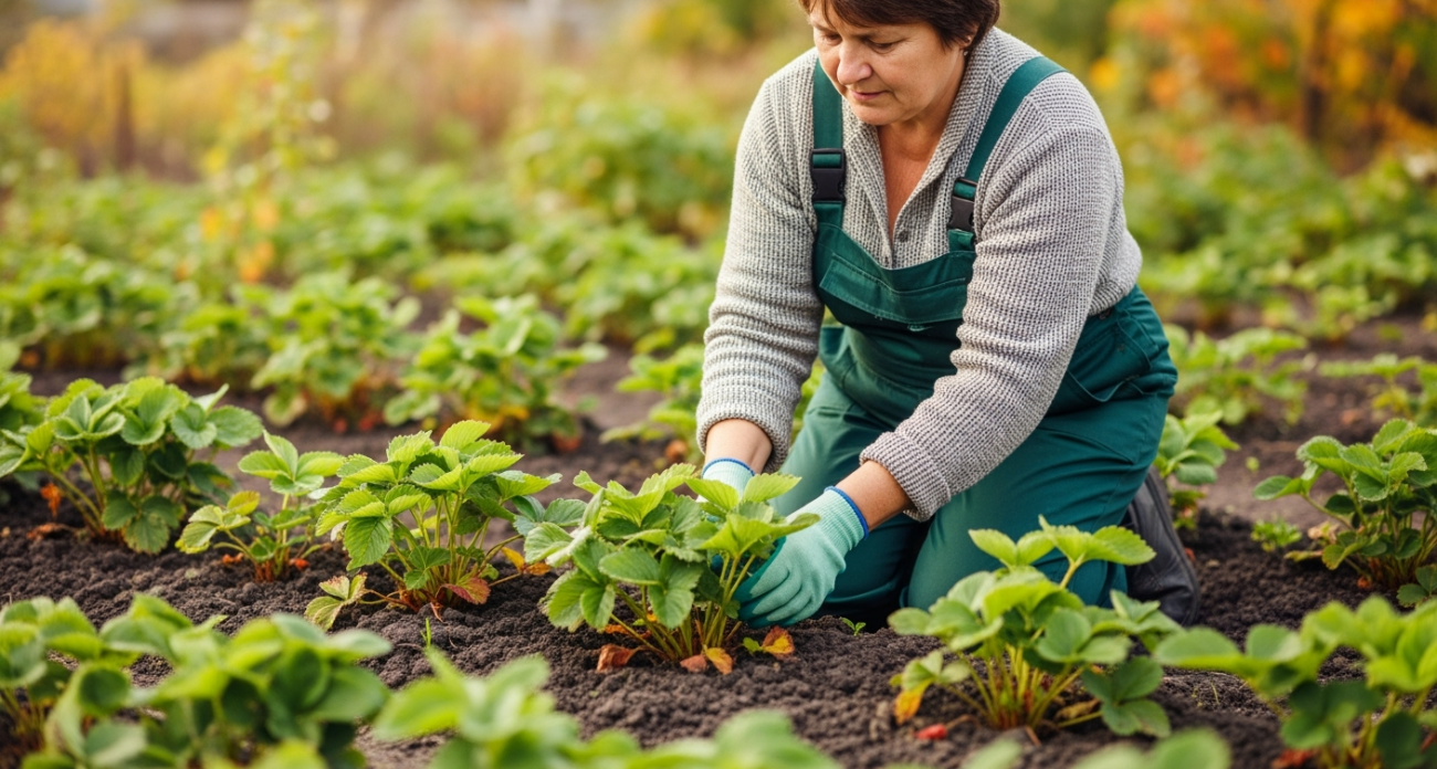 Садоводы скрывают этот сентябрьский ритуал: простые действия, которые превращают обычную клубнику в источник рекордных урожаев