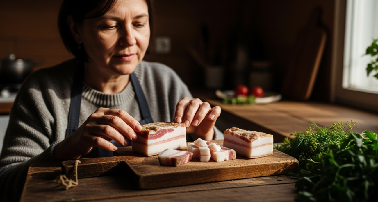 Почему сало у одних хозяек тает во рту, а у других превращается в резину: три секрета идеального посола