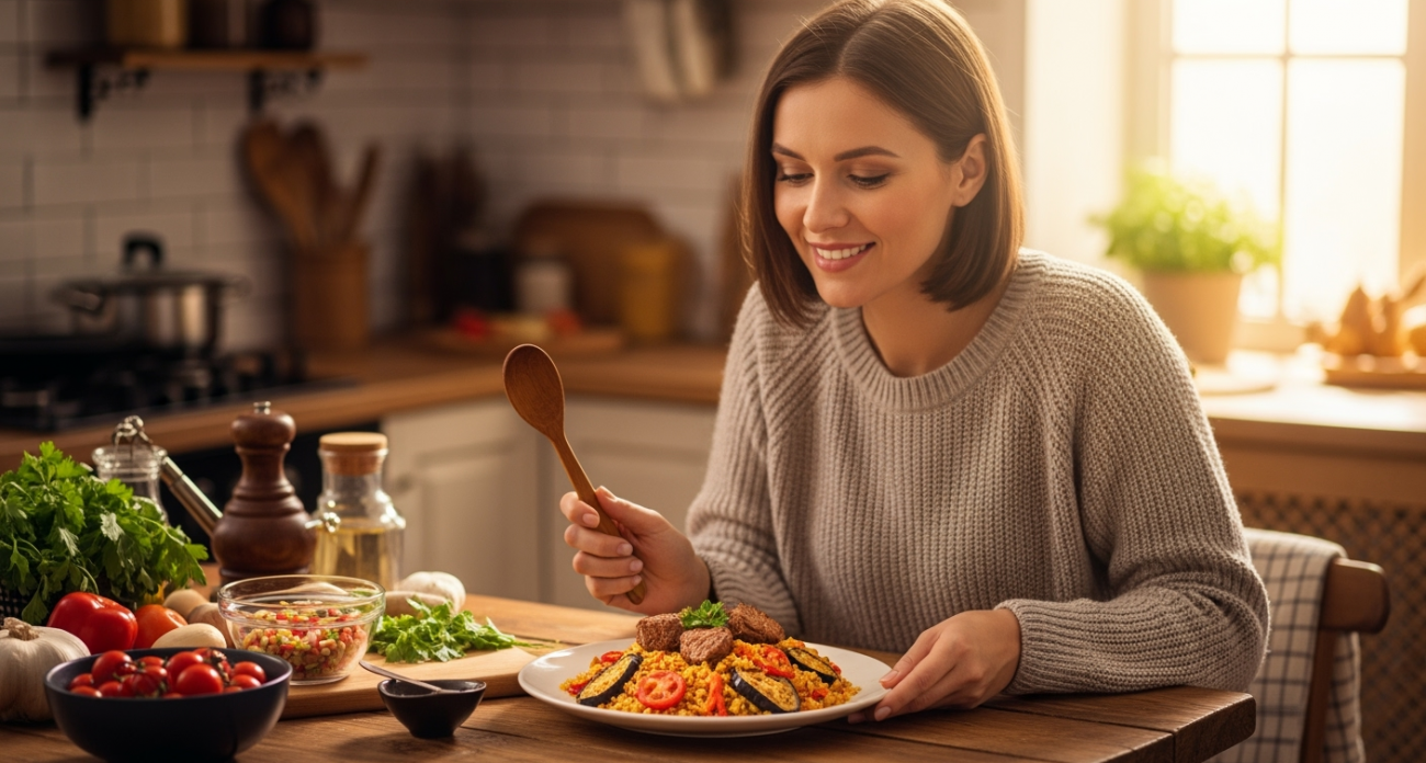 Подруга поделилась рецептом плова с баклажанами: теперь готовлю его каждую неделю и семья в восторге