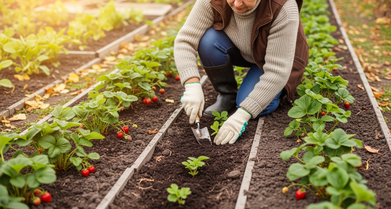 Сентябрьский секрет дачников: почему те, кто сажает клубнику осенью, собирают ягоды размером с грецкий орех