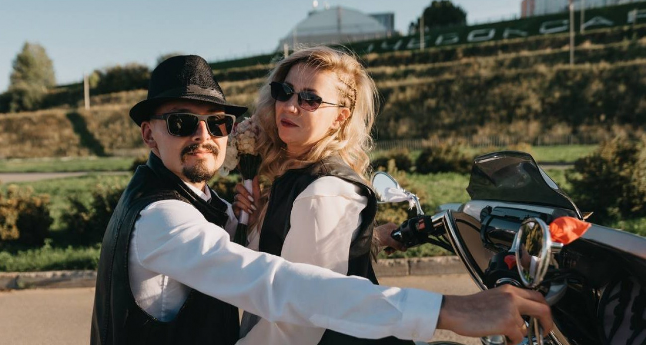 Под рев моторов в Чувашии поженились «Ночной Волк» и «Ночная Валькирия»