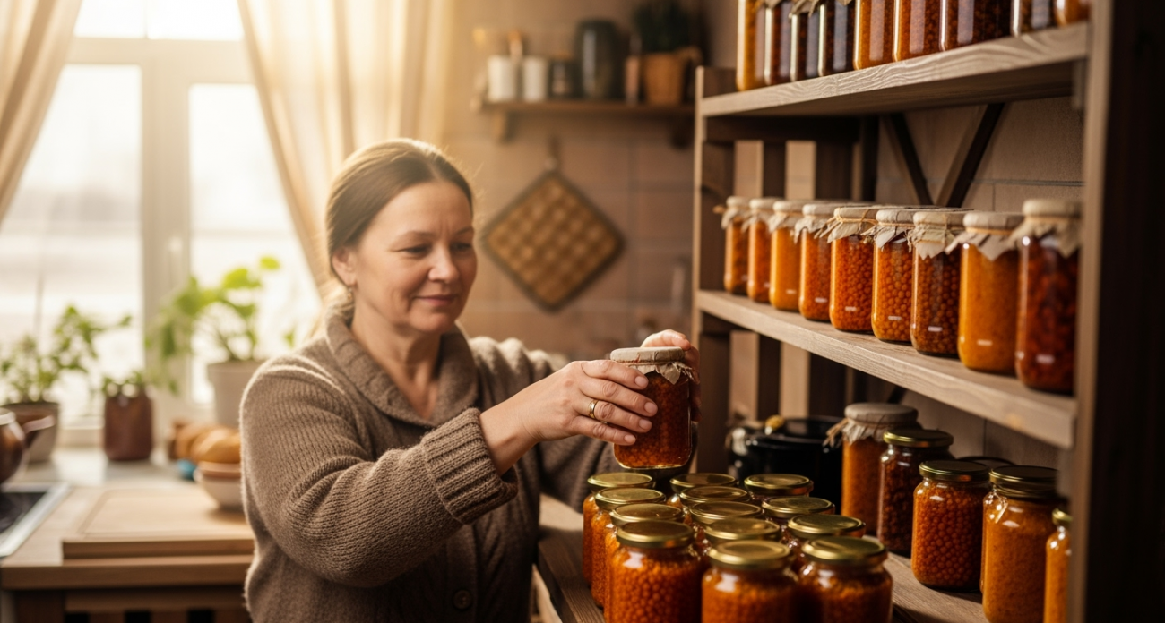 Баклажанная икра на чёрном хлебе: почему эта простая заготовка превращает обычный ужин в семейный ритуал