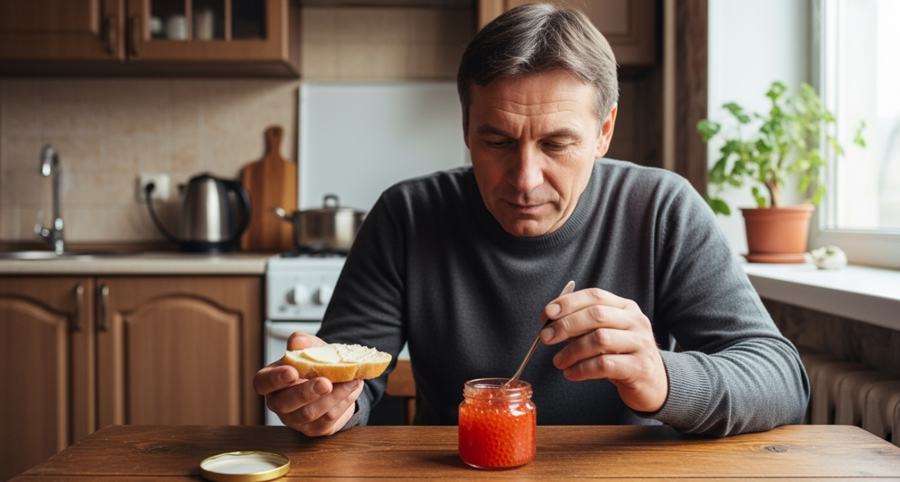 Купил икру в «Пятёрочке» со скидкой 32%, а дома обнаружил странную надпись на банке — теперь понимаю, почему цена была такой низкой