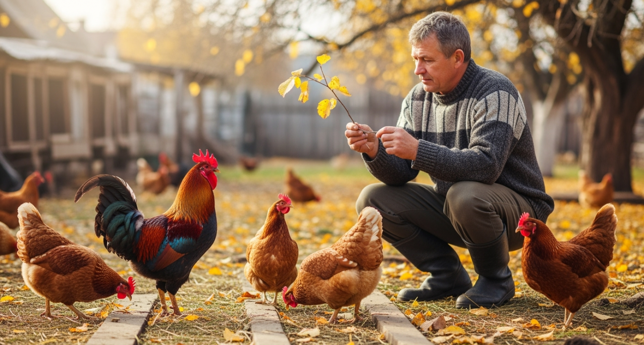 Фермеры в шоке: обычная веточка из сада спасает кур от облысения и анемии за 3 дня