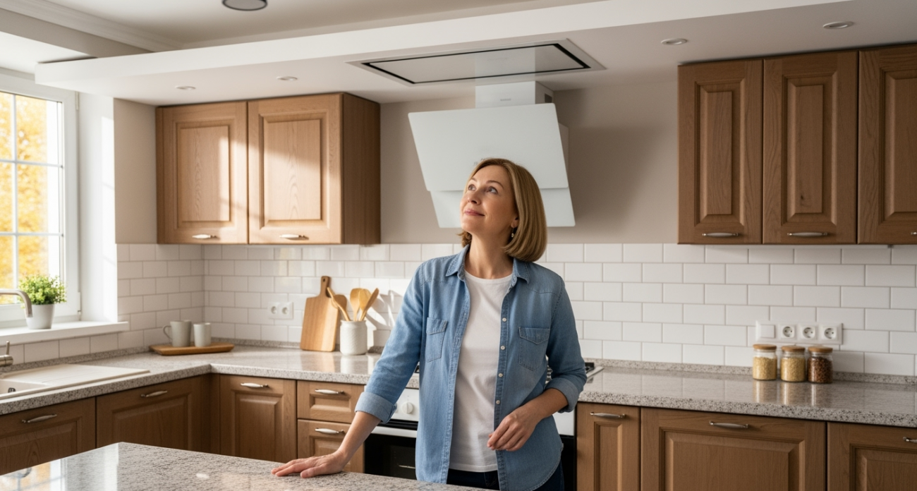 Умные владельцы отказываются от вытяжек на кухнях в пользу этого варианта: на кухне царят тишина и уют