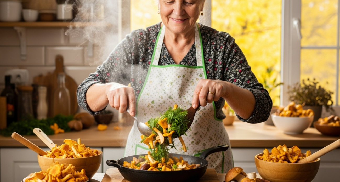 Почему шеф-повара жарят лук отдельно: один секрет превращает обычные грибы в ресторанное блюдо