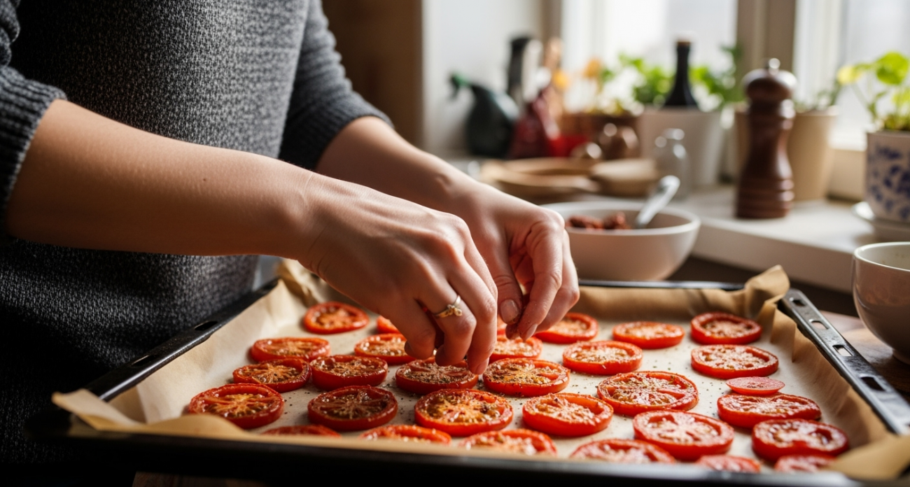 Бабушка-повар научила меня одному трюку: вяленые помидоры из СССР, которые хранятся месяцами и съедаются за неделю