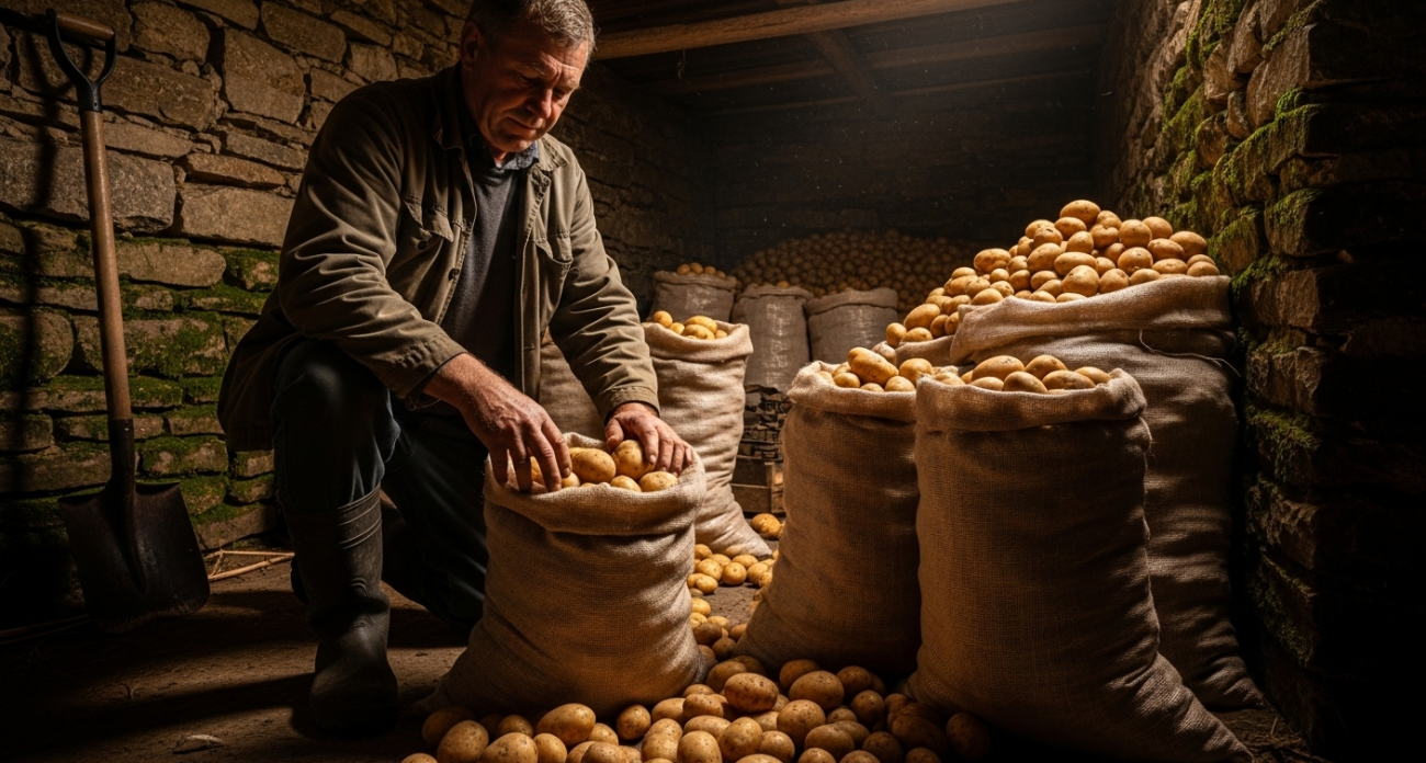 Бабушка научила класть эту веточку в ящик с картошкой — теперь понимаю, почему у неё никогда не было ростков