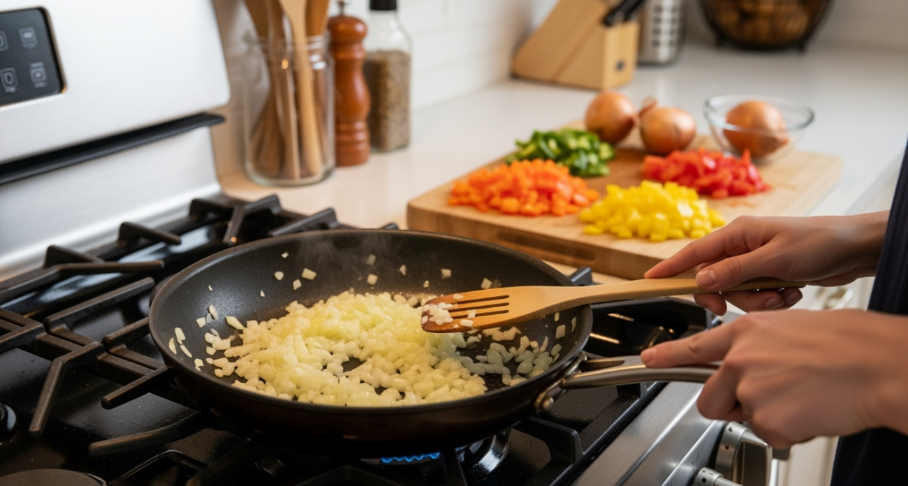 Повара годами скрывали этот секрет: что класть на сковороду первым — лук или морковь, и почему ошибка убивает вкус блюда