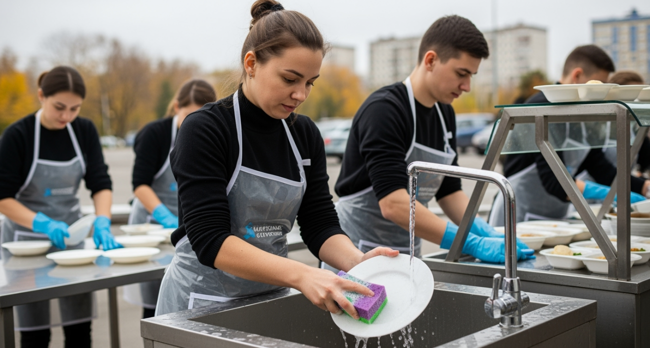 Вместо губки я мою посуду старым тюлем — через год открыла 3 минуса, о которых молчат