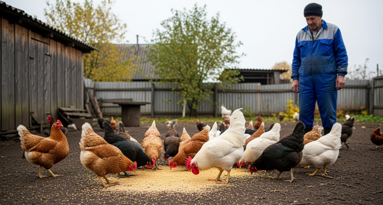 Опытные фермеры проваривают зерно с этой добавкой — куры несутся всю зиму без перерыва