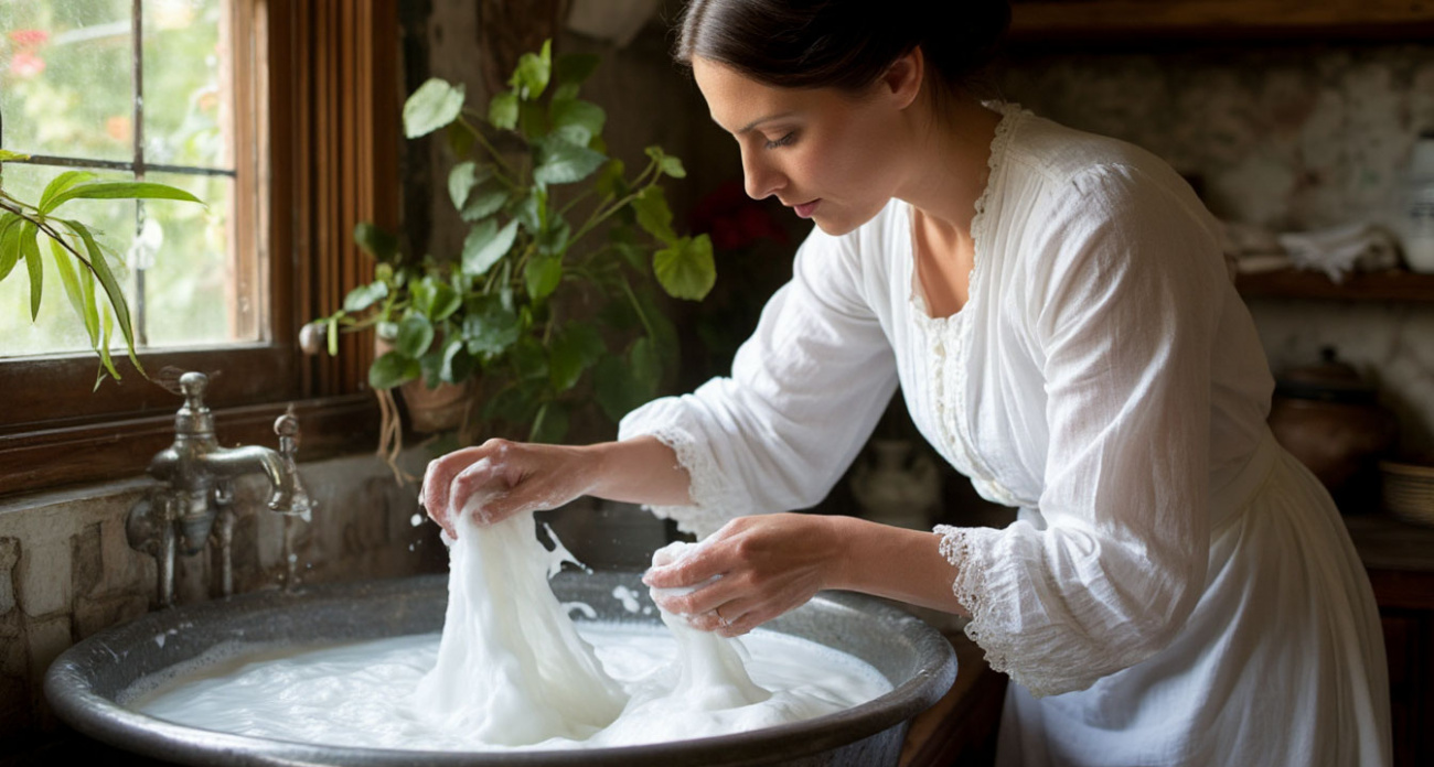 Бабушка показала, как за 3 минуты в микроволновке вернуть белизну детским носкам: мыло, пакет и забытый трюк