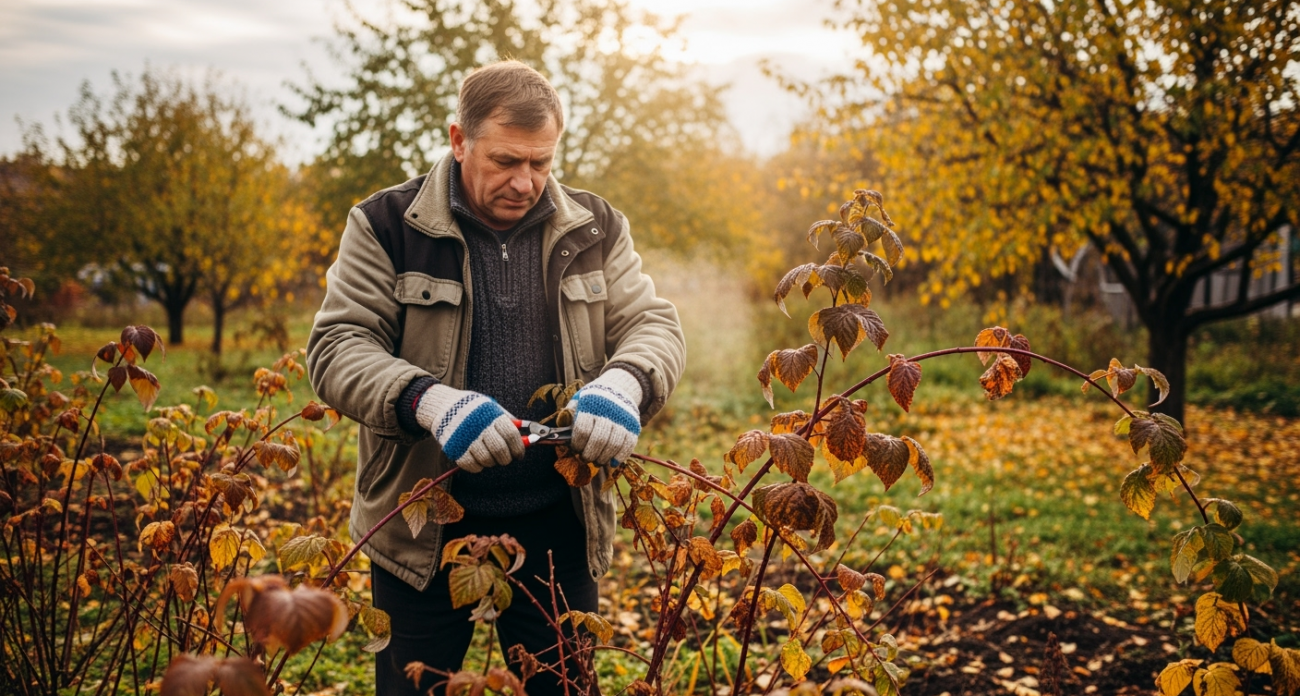 Опытные садоводы делают это с малиной в октябре: летом соседи будут завидовать вашему урожаю