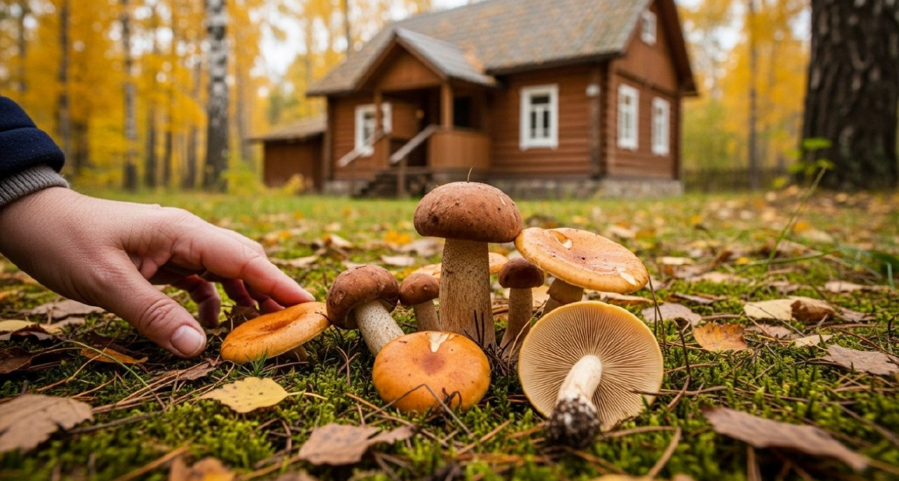 Узнал у соседа по даче, как тот выращивает подберезовики и опята на своем участке: середина октября - лучшее время