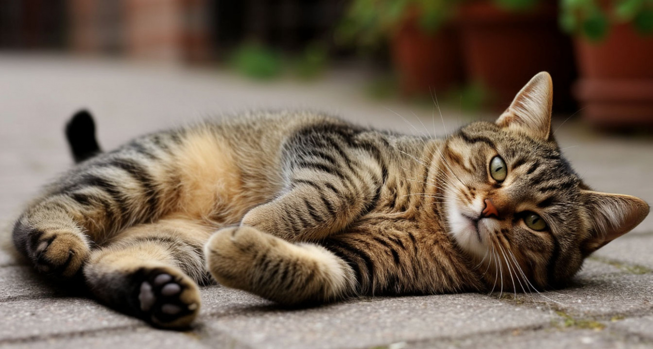 Фелинологи расшифровали тайное послание: что на самом деле означает, когда кошка падает набок при вашем появлении