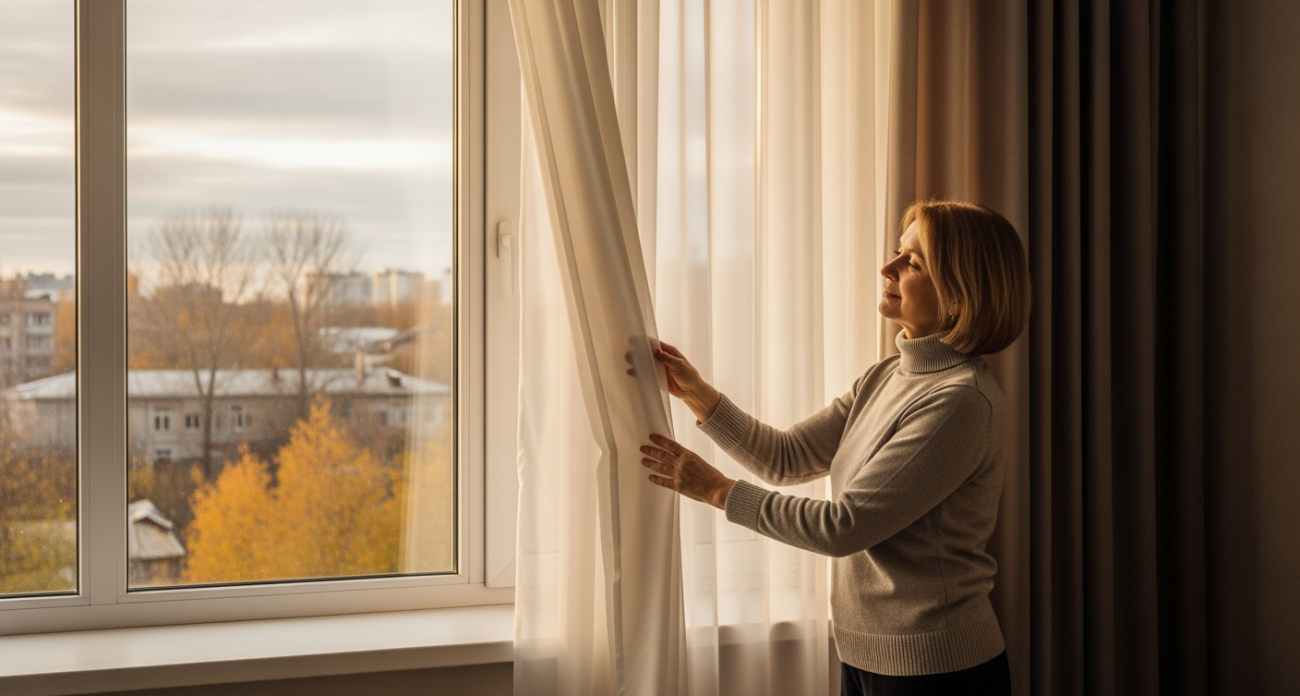 Хозяйки годами гладили шторы утюгом, а достаточно было смешать воду с одним средством и забрызгать ткань