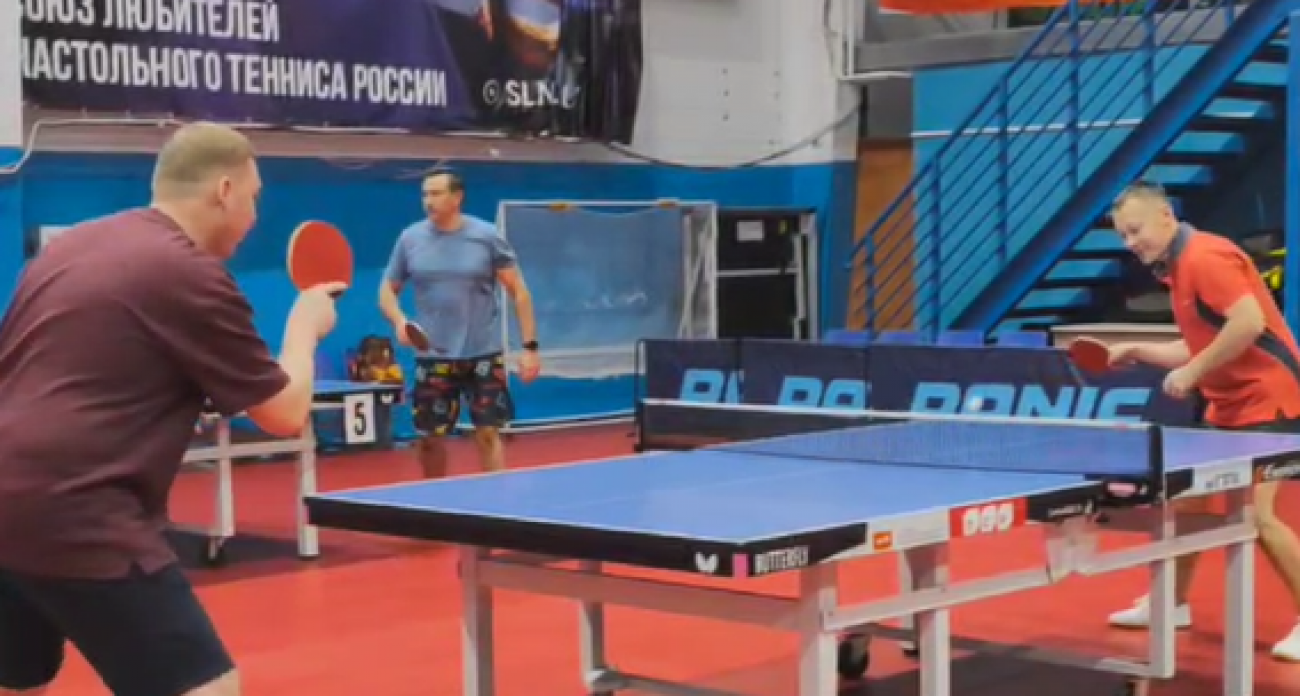 Врач из Новочебоксарска занял призовое место на спартакиаде по настольному теннису