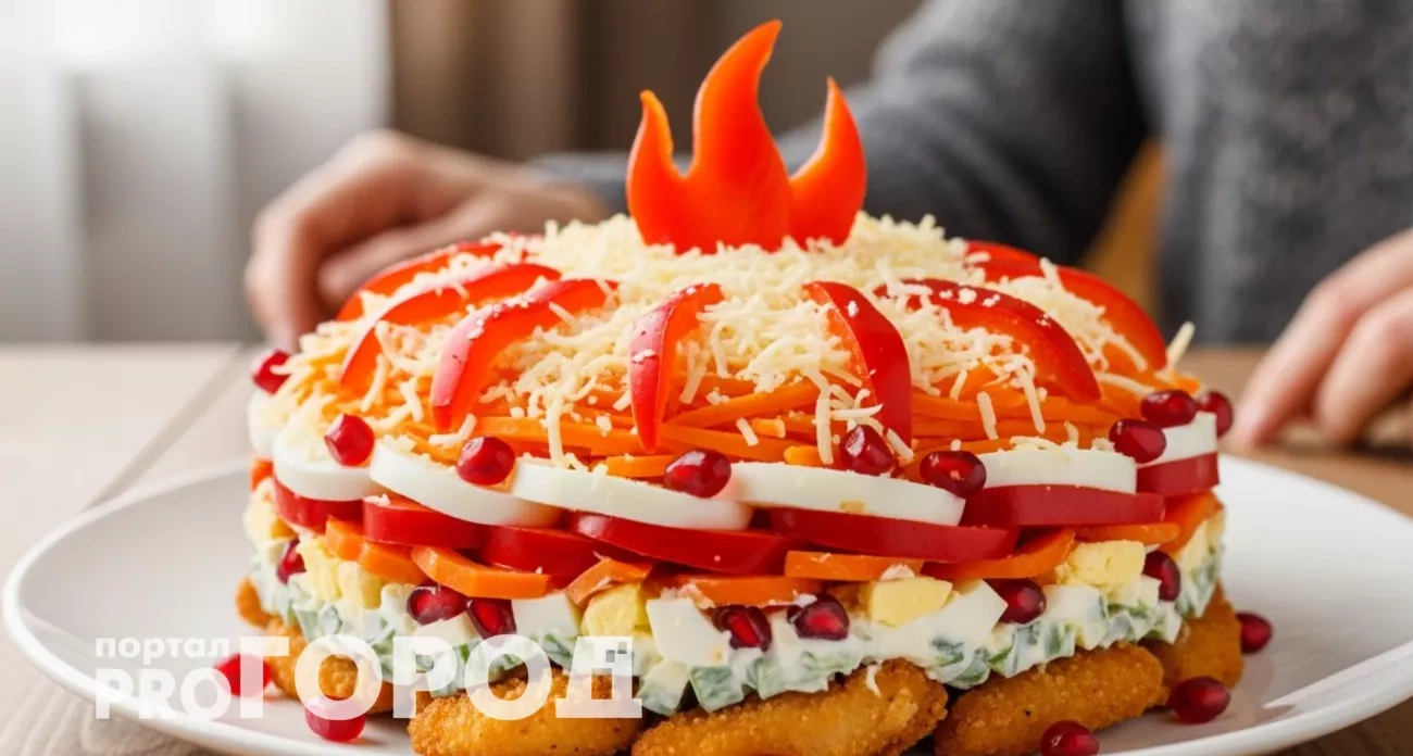 Салат Огненный рысак затмит классическую Шубу: главное блюдо новогоднего стола 2026