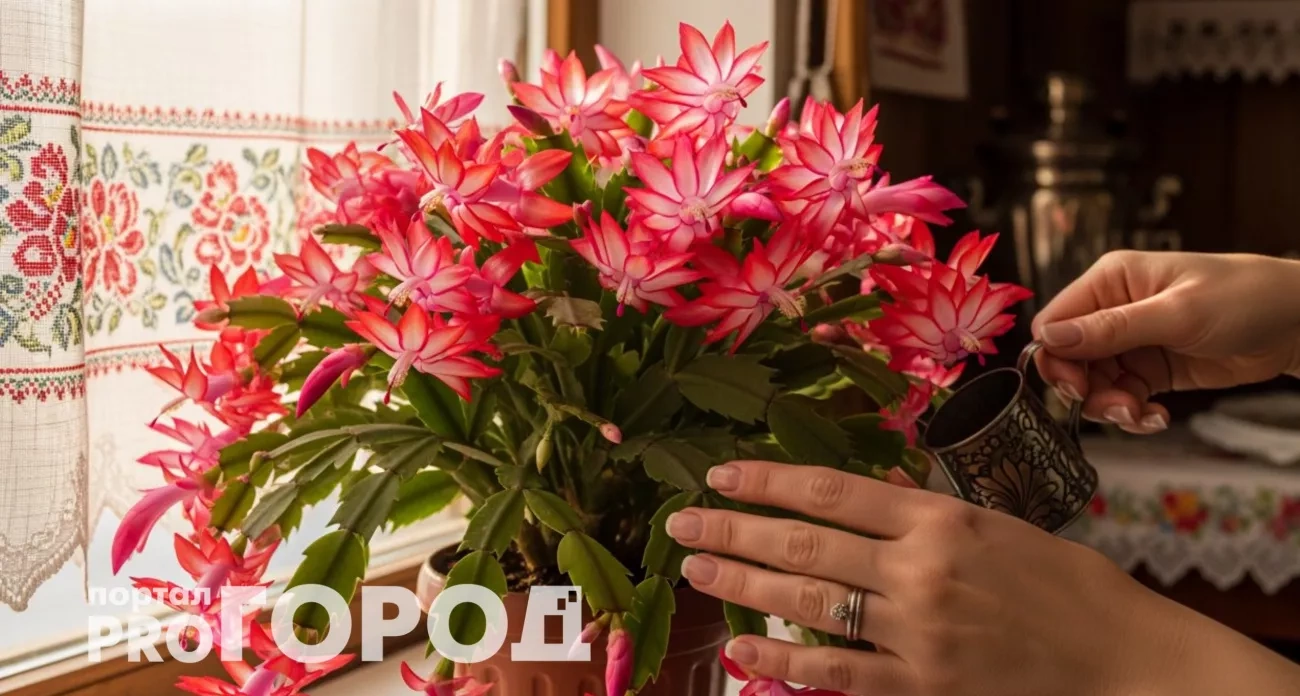 Декабрист зацвел после 4 лет молчания: две простые процедуры вернули растение к жизни