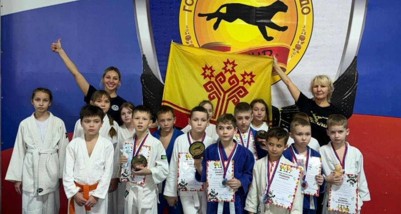 Юные дзюдоисты из Новочебоксарска показали отличные результаты на "Кубке четырех" в Городце