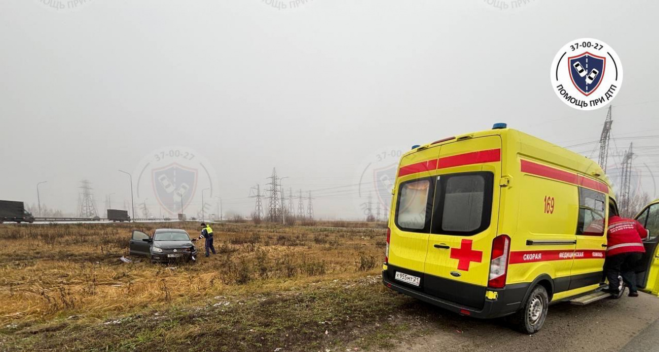 ДТП на развязке между Чебоксарами и Новочебоксарском: пострадала женщина-водитель