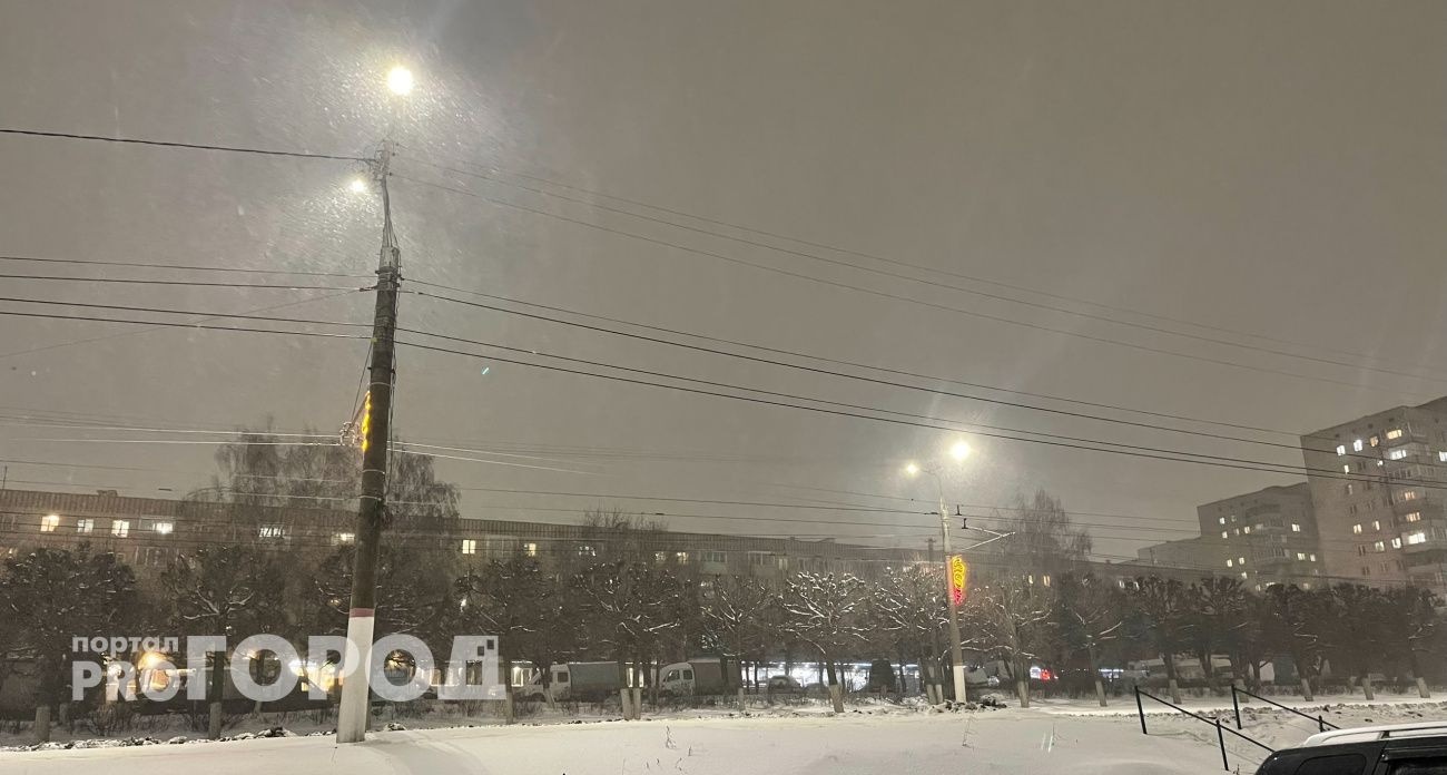 В Чебоксарах ударили первые морозы до -9 градусов