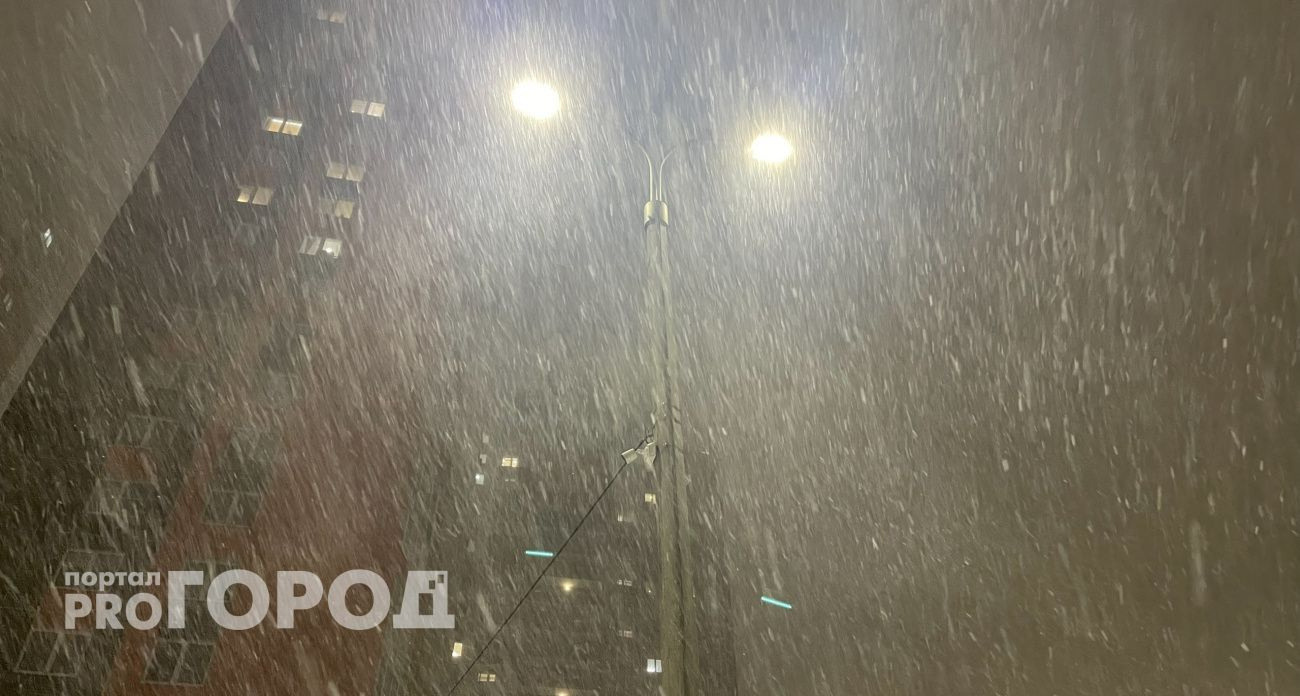 В Чебоксарах 13 декабря ожидается сильный снегопад с метелью