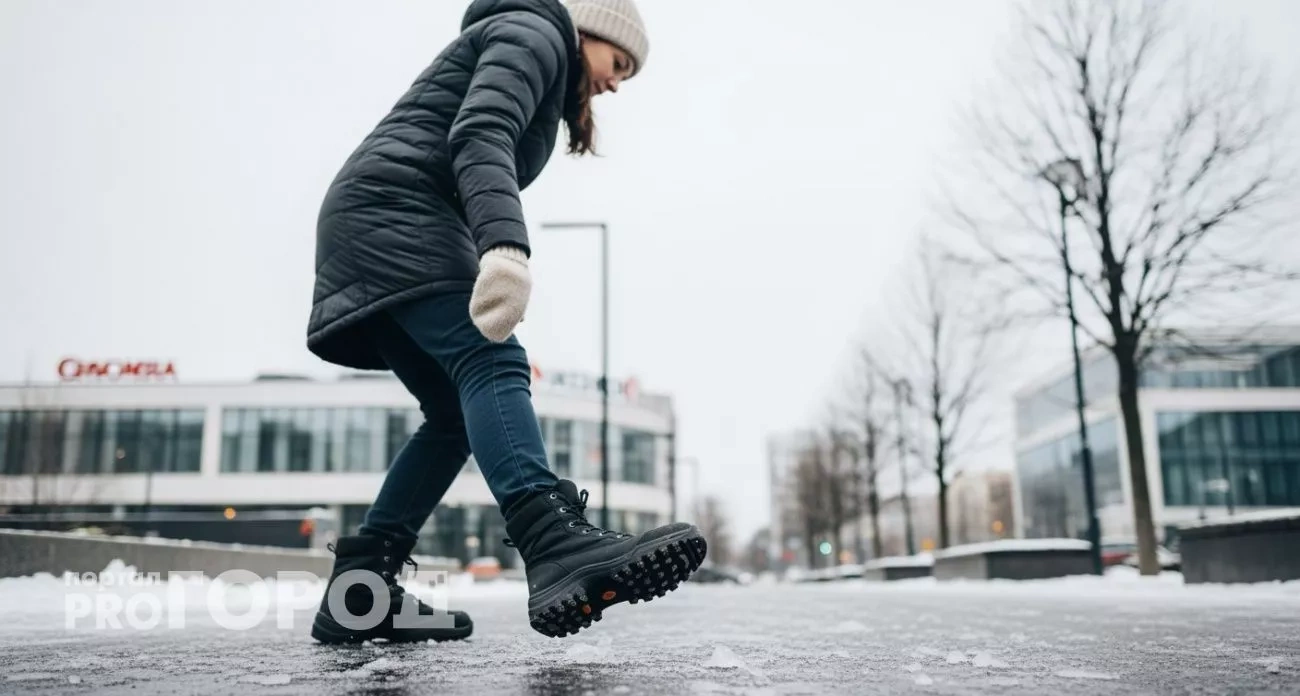 Превратил обычные сапоги жены в ледоходы за 5 минут - теперь скользит по гололёду, словно конькобежец