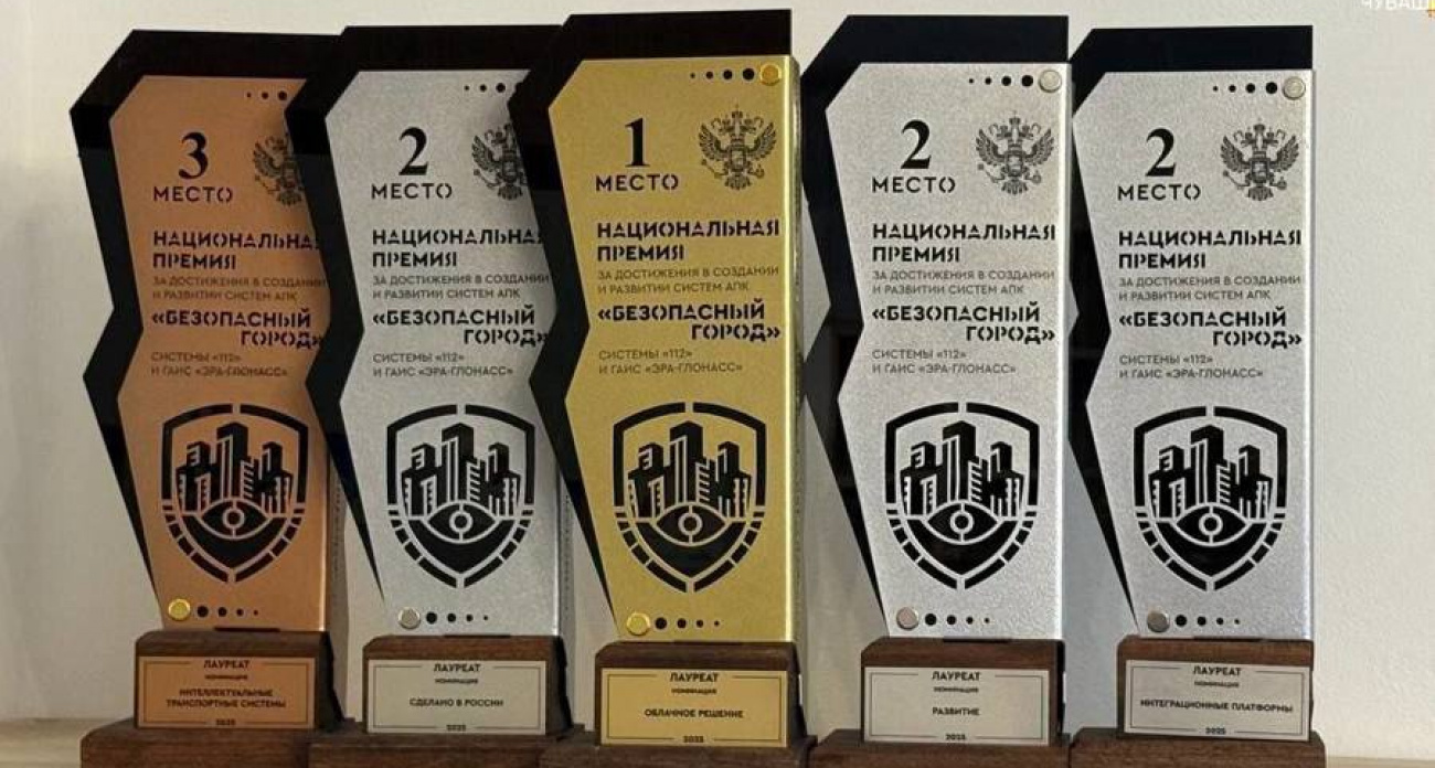 Пять цифровых проектов Чувашии стали призерами премии "Безопасный город"