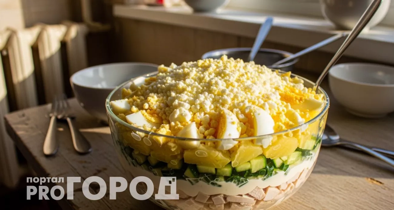 Праздничный салат Зимний иней – блюдо, которое станет звездой вашего новогоднего стола и привлечет удачу в 2026 год