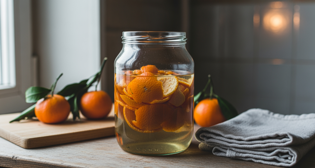 Апельсиновые корки с уксусом - месяц наслаждаюсь результатом: простой трюк, который изменил мою кухню