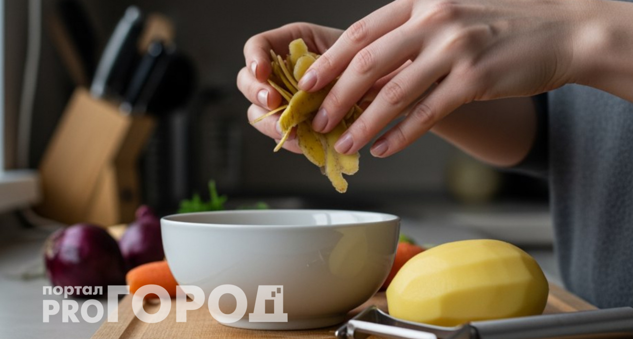 Смеялась пока не попробовала сама: теперь очистки от картофеля не выкидываю - здорово выручают в хозяйстве