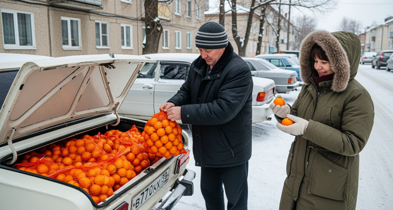 Поехал в Грузию за хурмой и перепродал её в городе: делюсь цифрами заработка