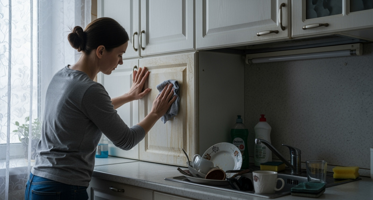 Забудьте про жир и пятна: чем легко отмыть кухонные фасады, чтобы они блестели