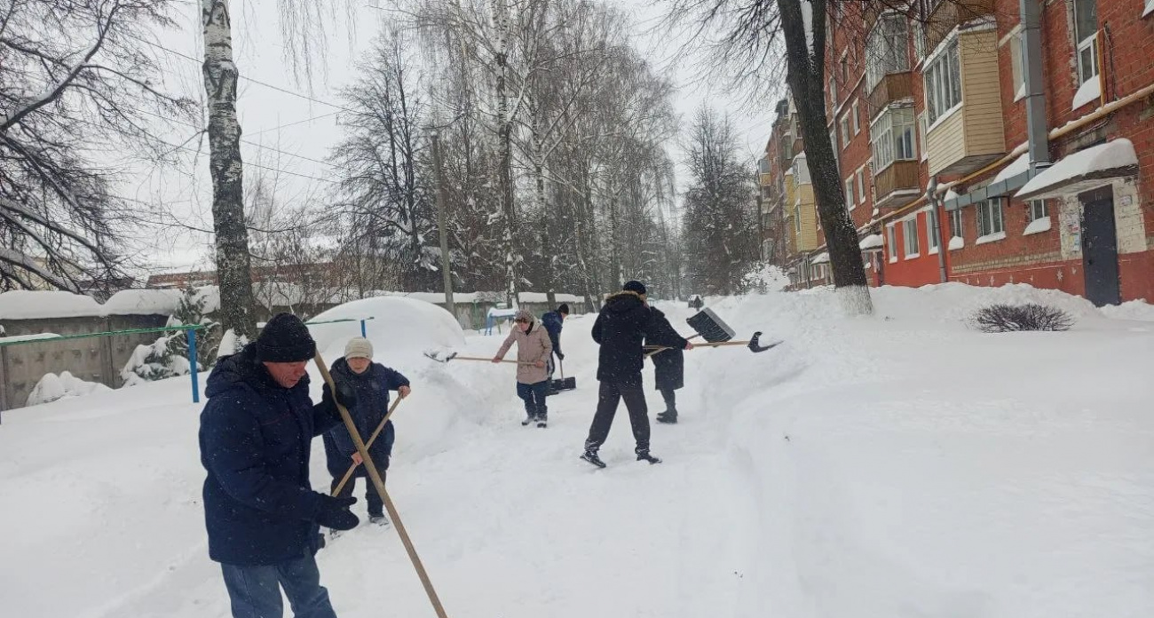 Власти Новочебоксарска поблагодарили горожан за помощь в уборке снега