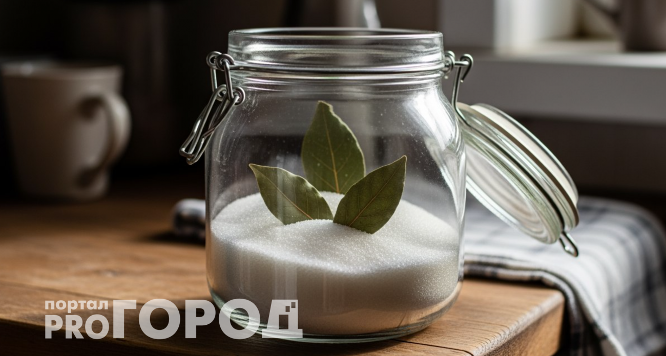 Зачем класть лавровый лист в сахар: старый советский лайфхак, который до сих пор спасает запасы