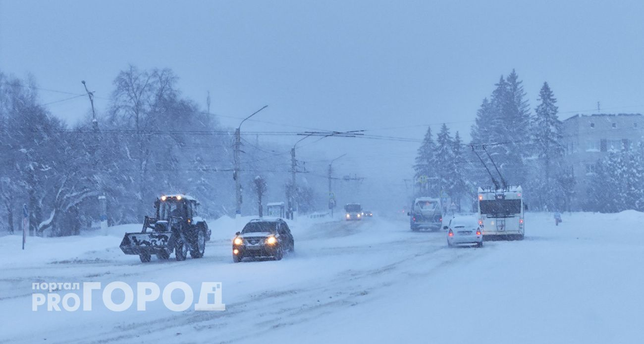 Чувашию ждет второй день обильного снегопада и метели