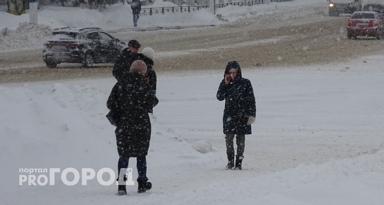 На Чебоксары надвигается сильная метель, после которой ударят 25-градусные морозы