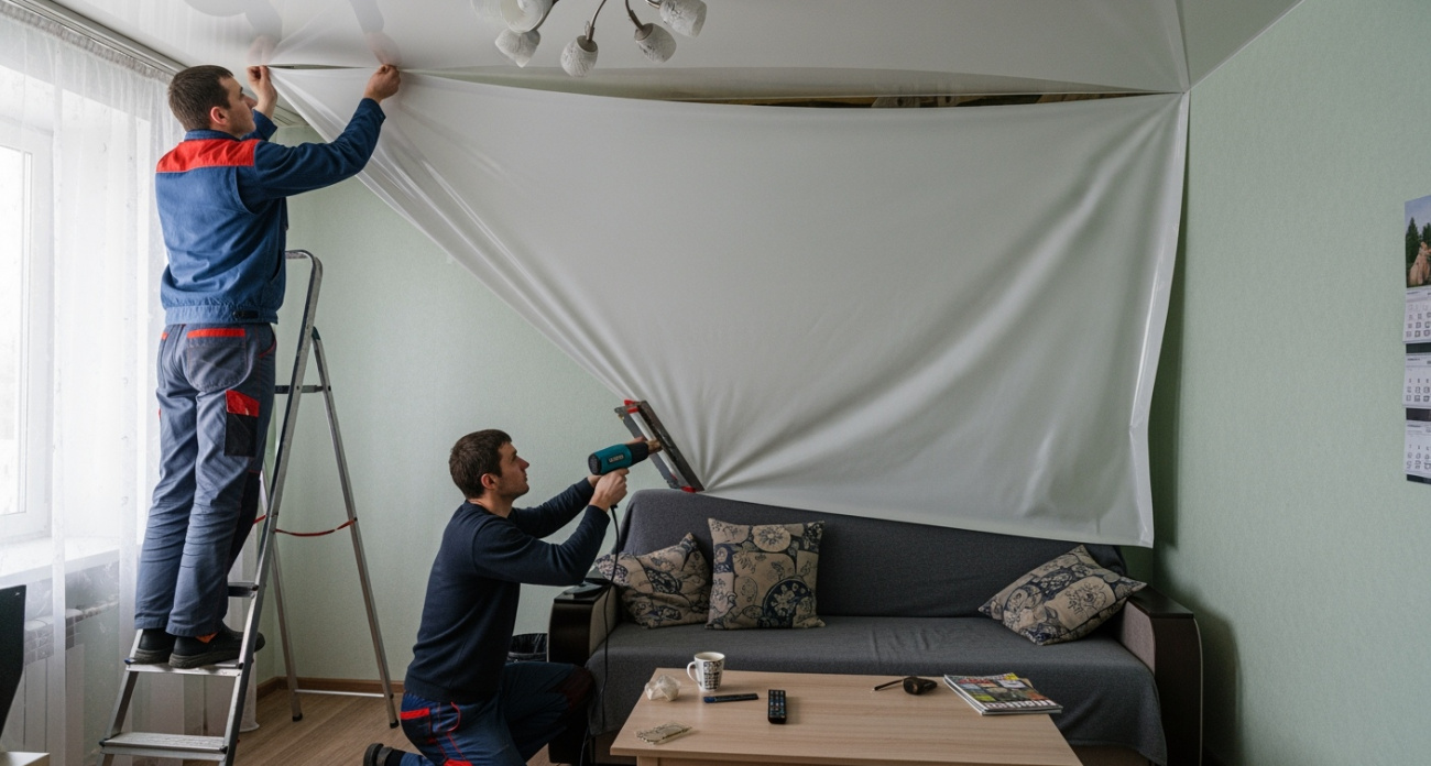 Натяжной потолок уходит в прошлое: дизайнеры назвали 4 потолочных тренда, которые делают интерьер дорогим и стильным