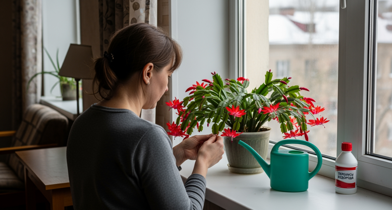 Домашний секрет бабушки-цветовода заставит ваш декабрист взорваться цветами даже в самую суровую зиму
